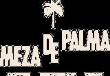 Meza de Palma logo with palm tree for coffee, smokeshop, and cigar business
